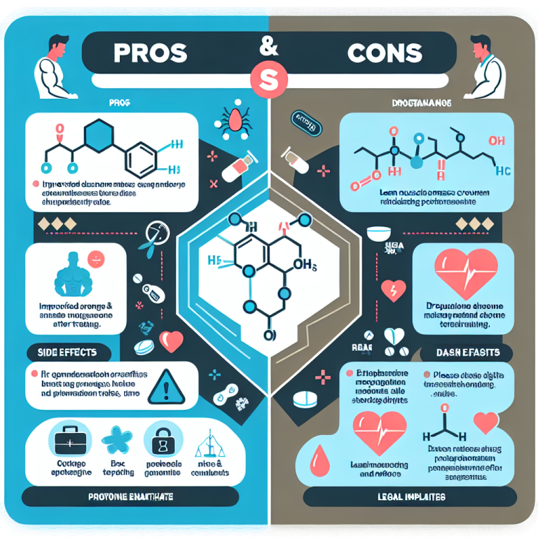 Drostanolone enanthate: pros and cons for athletes