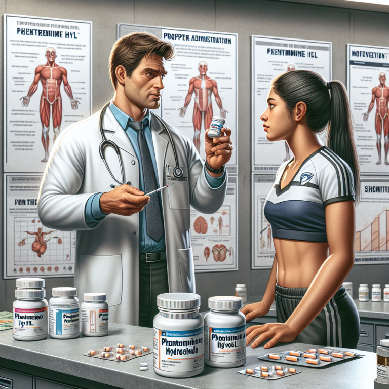 Importance of proper administration of phentermine hydrochloride in sports