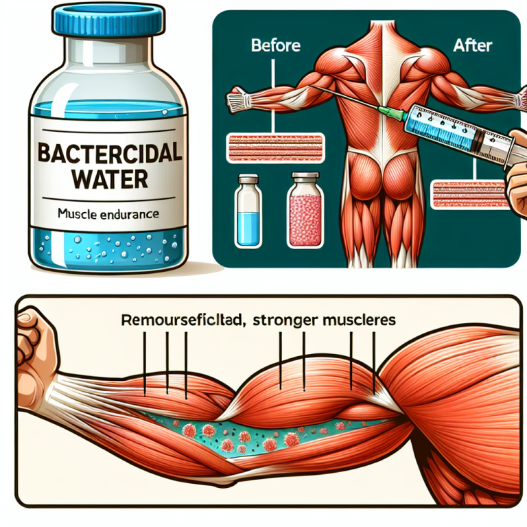 Positive effects of bactericidal water injections on muscle endurance