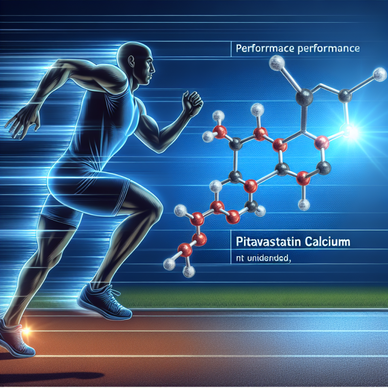 Using pitavastatin calcium to enhance athletic performance