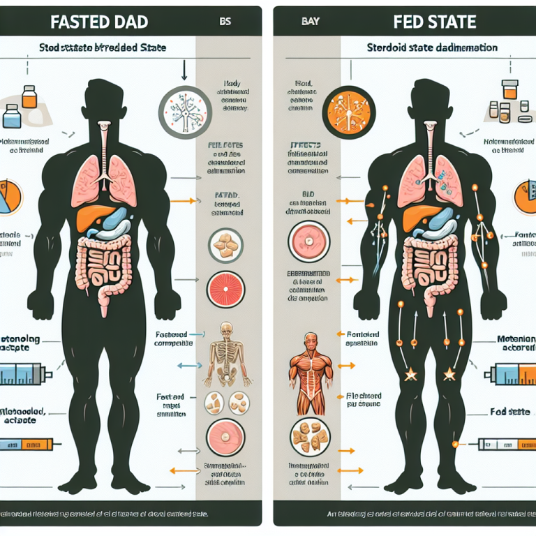 Fasted vs fed state administration of acetato di metenolone