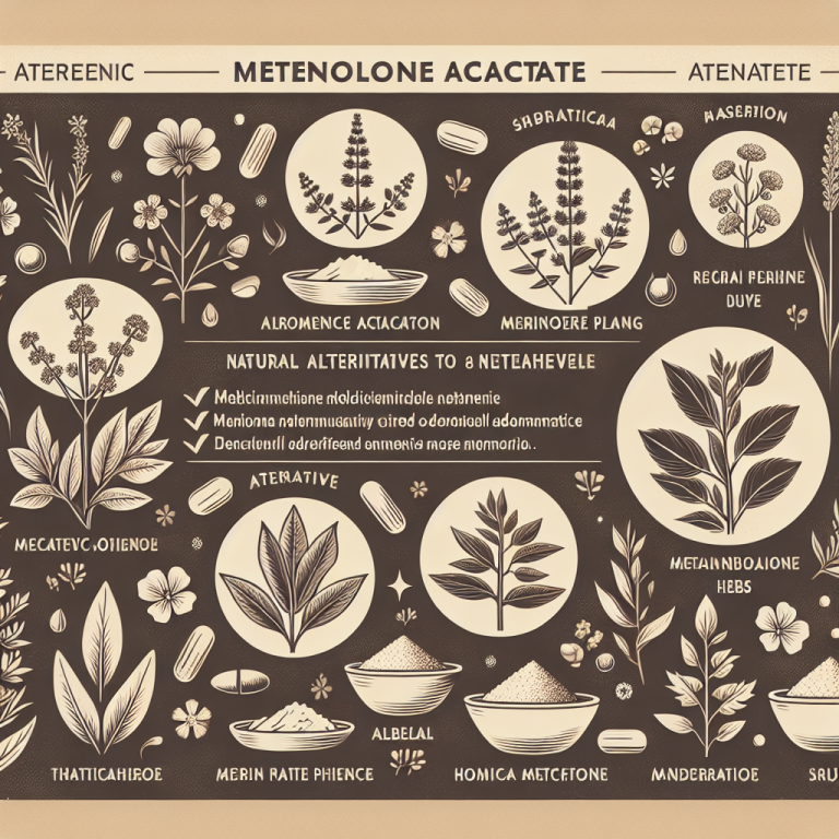 Natural alternatives to acetato di metenolone Natural alternatives to acetato di metenolone
