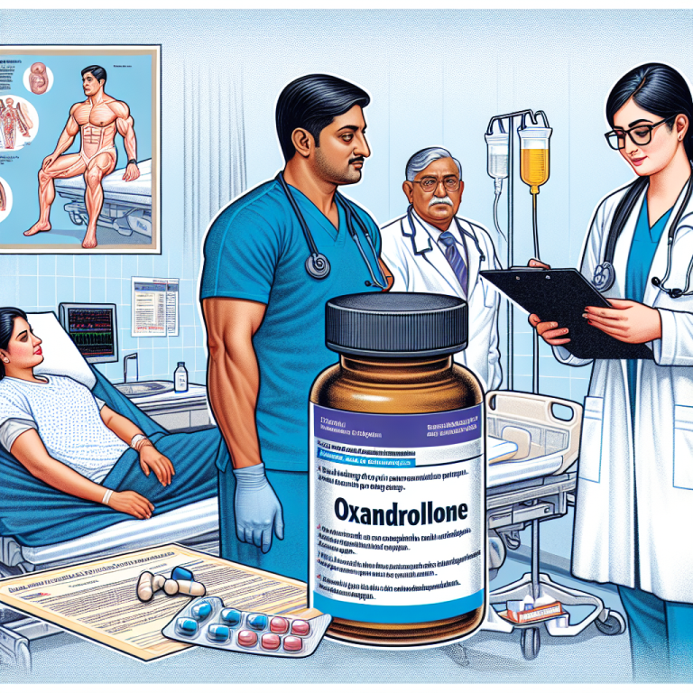 Post-surgical use of oxandrolone