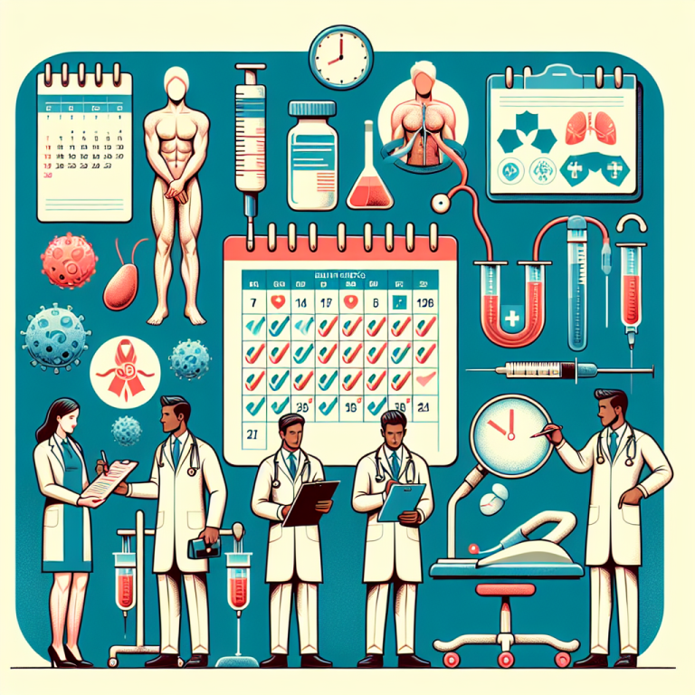 Frequency of health checks during stenbolone
